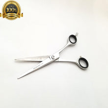 Load image into Gallery viewer, 10&quot; Hair Cutting Pet Grooming Scissors Cutting Curved Thinning Shears Set Safety - Liberty Beauty Supply