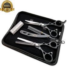 Load image into Gallery viewer, New Professional Hair Cutting Thinning 6&quot; Scissors Barber Shears Hairdresser set - Liberty Beauty Supply