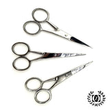 3PCS Stainless Steel Makeup Eyebrow Hair Eyelash Remover Trimmer Scissors Cutter - Liberty Beauty Supply