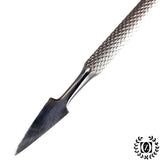 SET of 4 Pedicure Manicure Set. Nail Cuticle Spoon Pusher Remover Care Tool Salon Stainless Steel - Liberty Beauty Supply