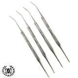 New Nail Pusher Cuticle Remover Manicure Pedicure Stainless Steel Set of 4 Tools Salon Oil Cleaner - Liberty Beauty Supply