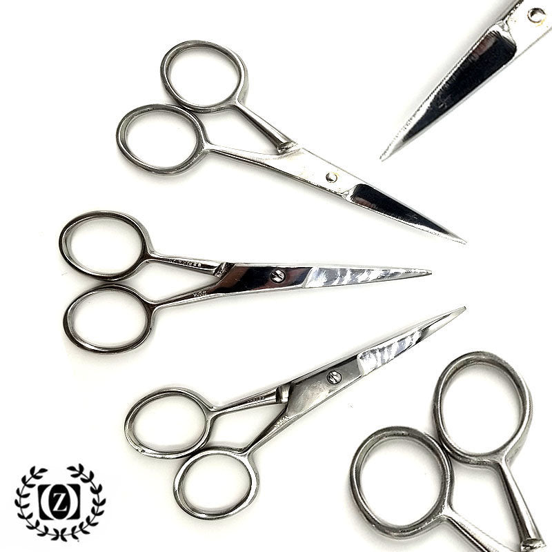 3PCS Stainless Steel Makeup Eyebrow Hair Eyelash Remover Trimmer Scissors Cutter - Liberty Beauty Supply