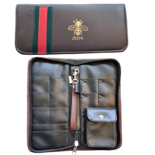 Cargar imagen en el visor de la galería, Shears Case Stylists Tools Keeper High Quality Premium PU leather Purse Wallet